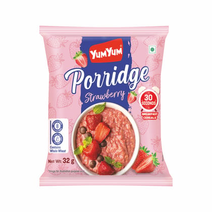 Yum Yum Instant Strawberry Porridge 192g (6 x 32g)