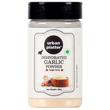 Urban Platter Dehydrated Garlic Powder, 100g (Ready to Use, Instant Garlic Flavour, Additive Free, All Natural and Free Flowing, Lehsun Powder)