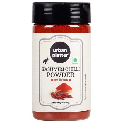 Urban Platter Kashmiri Red Chilli Powder, 100g (Medium Hot | Aromatic | Additive Free)