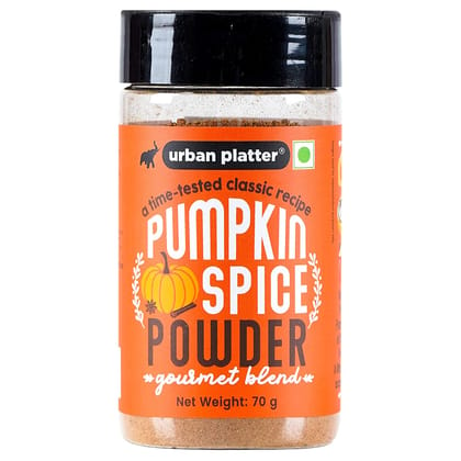 Urban Platter Pumpkin Spice Powder, 70g | Classic Warm Spice Blend | Ideal for Coffee, Baked Goodies