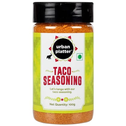 Urban Platter Mexican Taco Seasoning, 100g (Authentic Mexican Style Taco Spice Blend | Ideal for Veggies, Beans and Protein Mix)