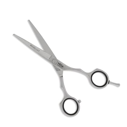 Vega Professional Micro Cut 5.5" Silver line Hair dressing Scissor(VPVSC-23)