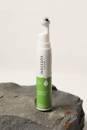 Under Eye Care Gel I Caffeine & Green Tea Extracts I For Reducing Puffiness & Dark Circles I Acetyl tetrapeptide, Niacinamide & Vitamin A I Light-Weight with Roll-On I Dermatologically Tested I Paraben & Sulphate Free I 15g