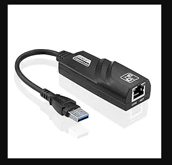 Esrotek usb to giga lan 3.0 USB 3.0 to Ethernet Adapter, Driver Free 10/100/1000 Mbps pack of 1 Laptop /desktop
