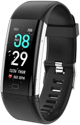 Smart Watch Melbon MD115 Smart Band, Activity Tracker Fitness Band, Sleep Monitor, Step Tracking, Heart Rate Sensor, Smartwatch for Men, Women, Kids (Black)