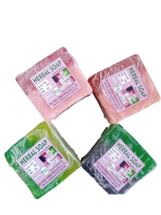 Herbal soap(Pack of 4) combo
