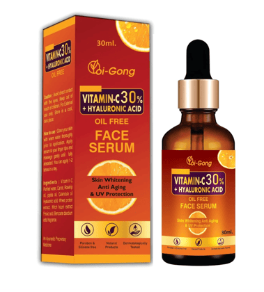 Oi-Gong Vitamin C Face Serum - Skin Brightening Serum, Anti-Aging, Skin Repair (30 ml)_100% Natural & Ayurvedic Formulation