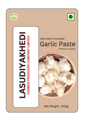 Naturally Processed Garlic Paste