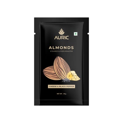 Oven Roasted Cheese & Black Pepper Almonds (50g x 4 packs)